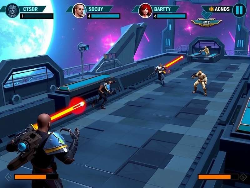 Cosmic Combat Elite character selection screen